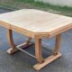 Table art déco extensible hexagonale 125cm