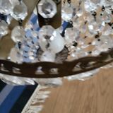 Hot air balloon chandelier with tassels