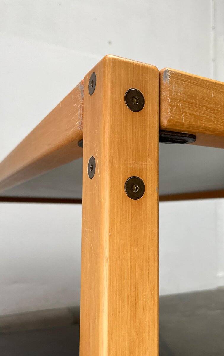 Vintage German Postmodern dining table or desk from the Profilsystem series by Flötotto, 1970s.