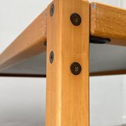 Vintage German Postmodern dining table or desk from the Profilsystem series by Flötotto, 1970s.