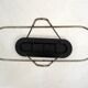 Modernist umbrella stand, Bauhaus style, in metal