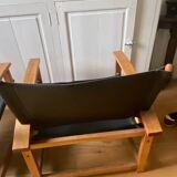 Paire de fauteuils « safari « vintage HYLLINGE MŌBLER