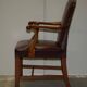 Carver office chair in Spencer House leather