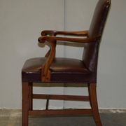 Carver office chair in Spencer House leather