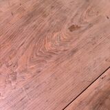 Table à manger ronde pliante en bois massif