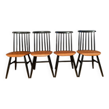 Set of four Fanett chairs in the Ilmari Tapiovaara style, Finland, 1960s