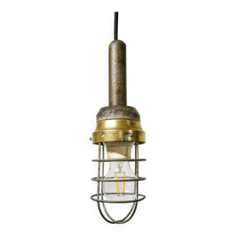 Ancienne lampe baladeuse d'atelier