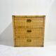 Mid-Century Modern Dresser, Rattan