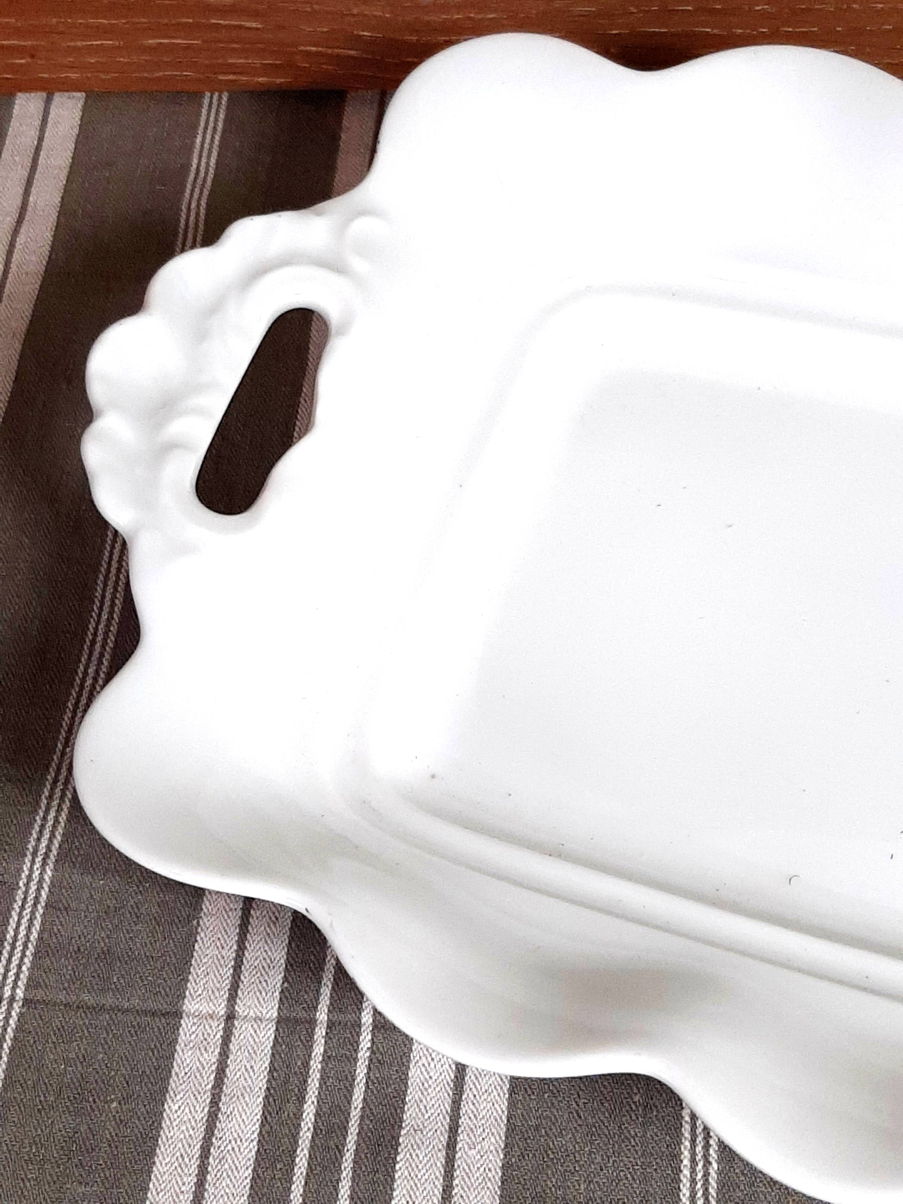 Limoges porcelain asparagus dish