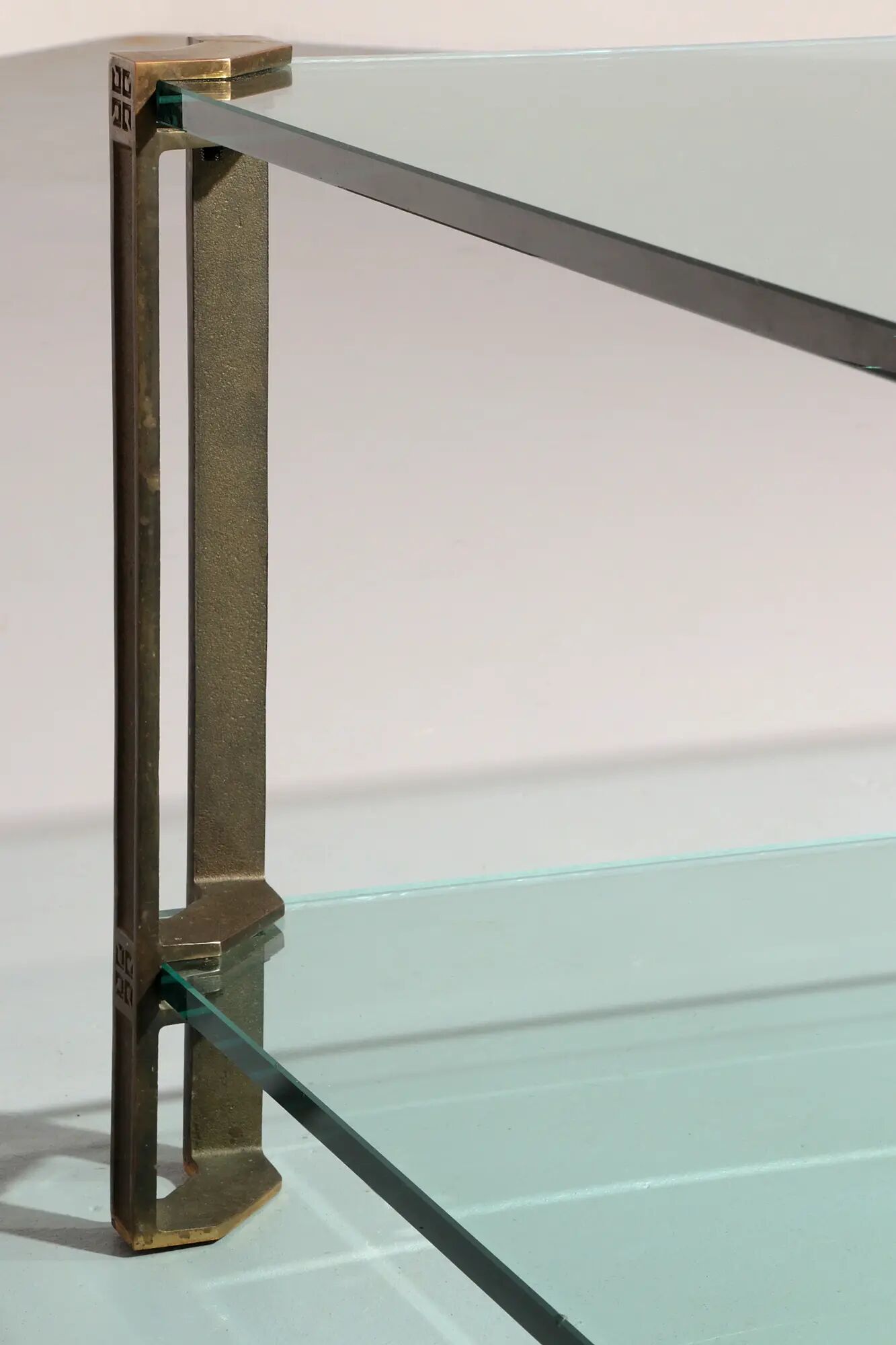 Glass coffee table by Peter Ghyczy, model T24 (120x80x45)