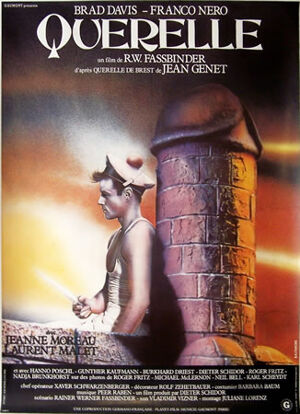 Affiche cinéma originale 1982.Querell.rare,entoilée