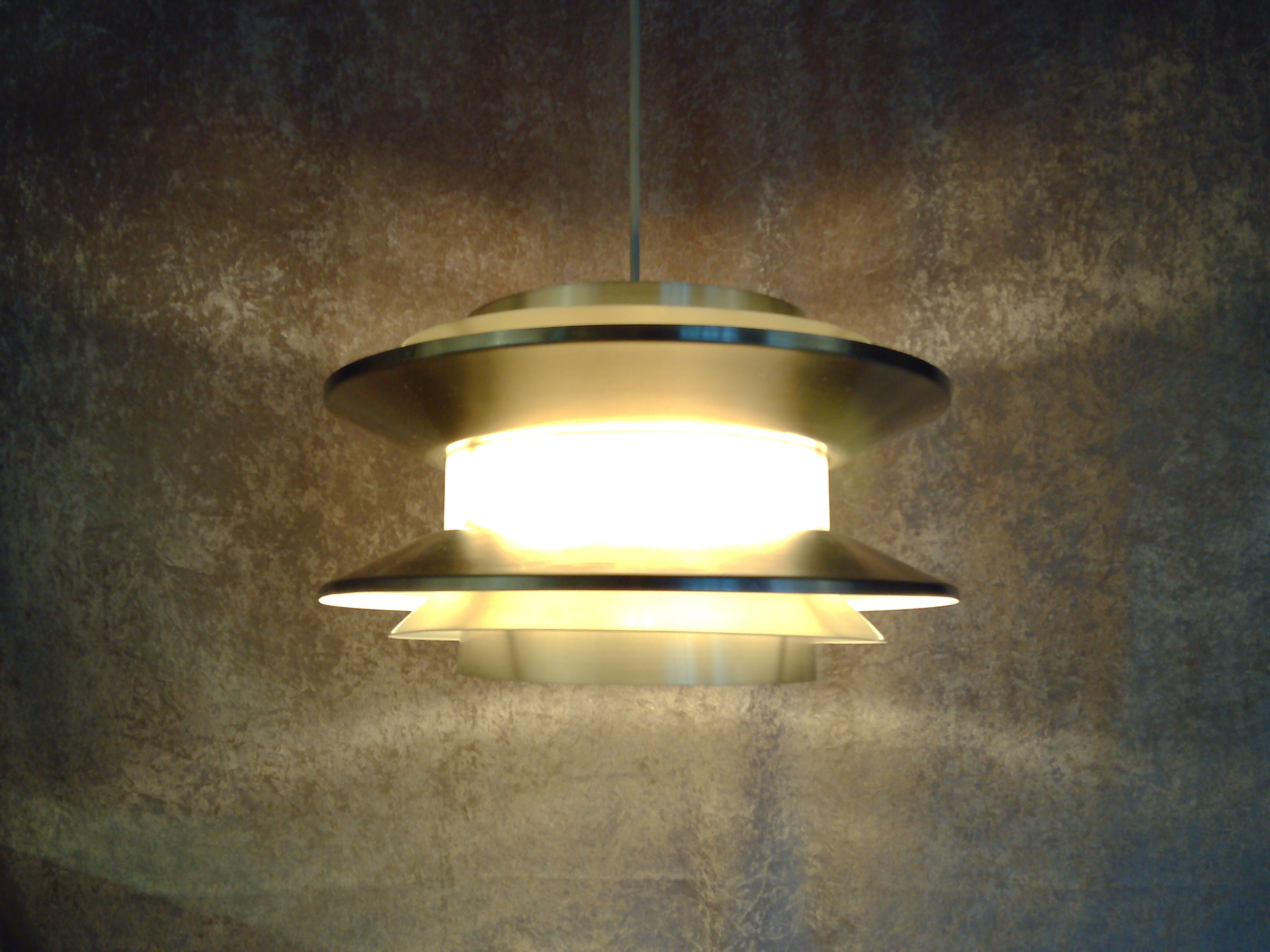 Vintage Trava pendant by Carl Thore for Granhaga Metallindustri. Sweden. 1960/70's