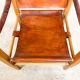 Vintage danish design cognac leather safari chair