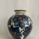Large Vase In Scandinavian Art Deco Ceramic