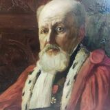 Portrait of the magistrate oil on canvas