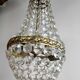 Hot air balloon chandelier with tassels