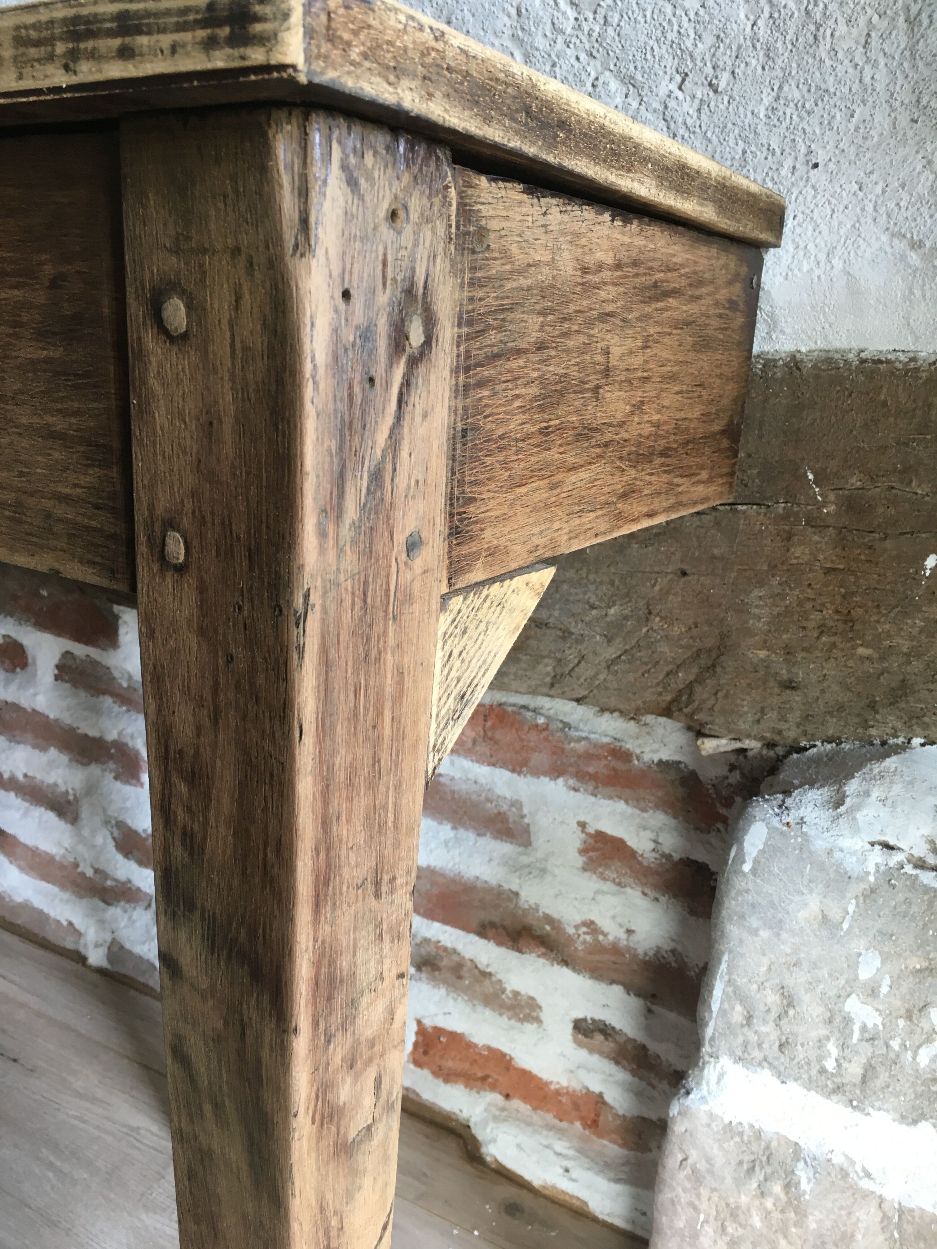 Rustic console 3 feet