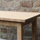 Solid oak farmhouse table – 4 to 6 diners