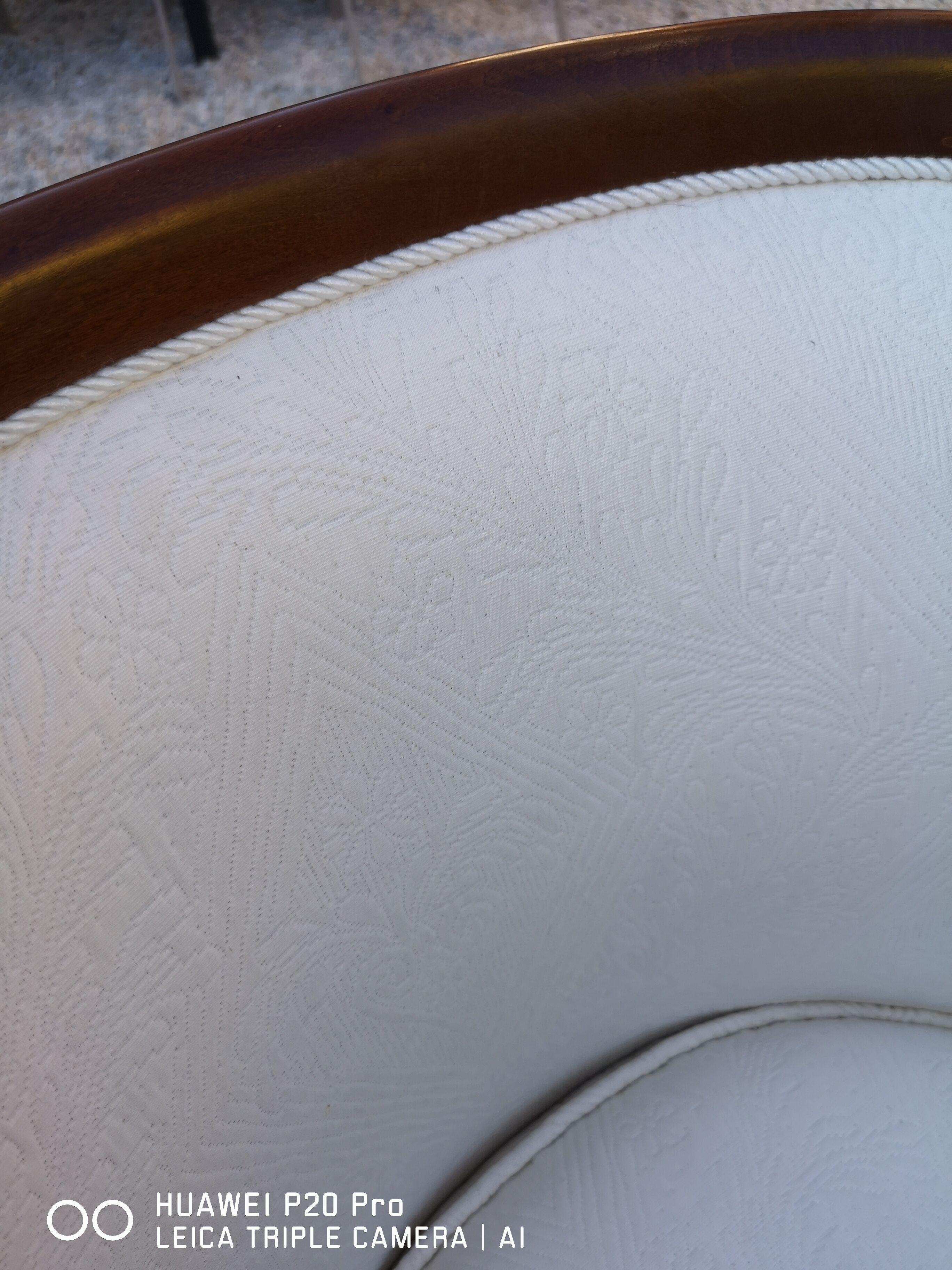 Art deco barrel chair