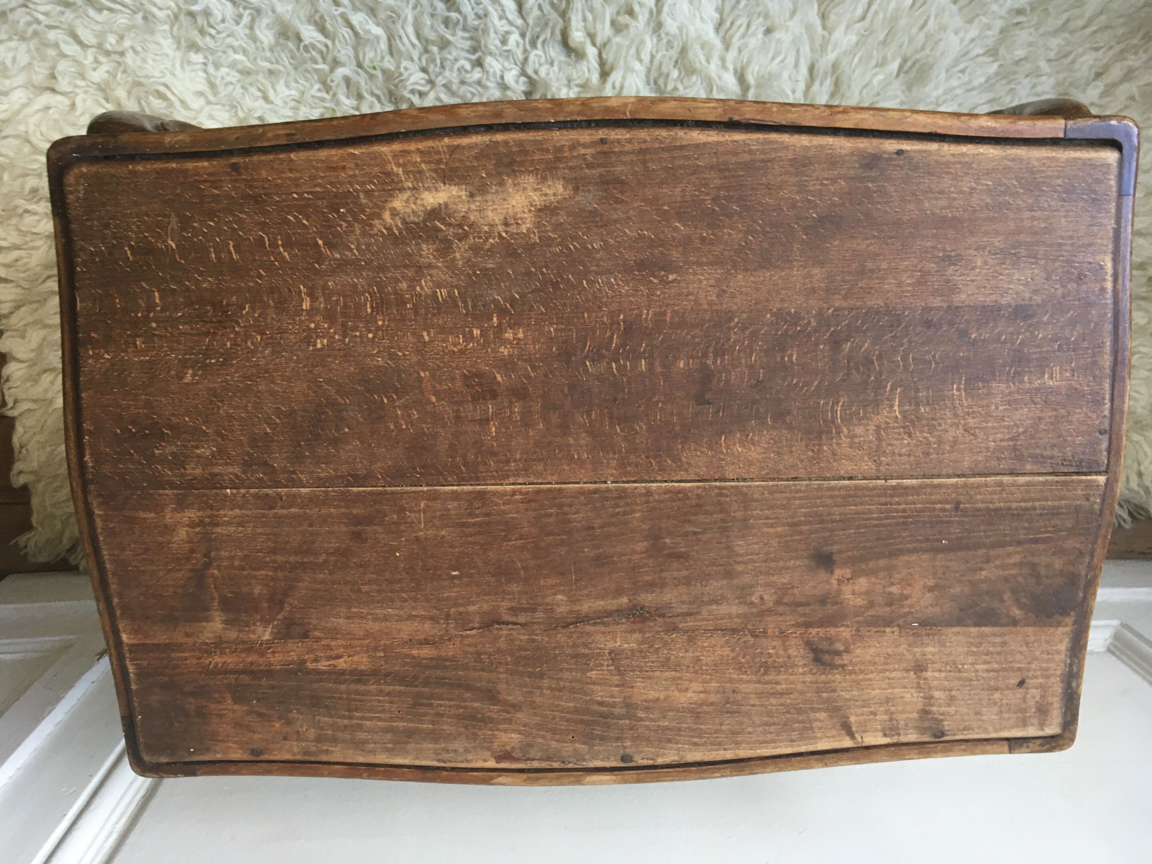 Louis XVI style solid wood side table