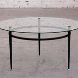 Round coffee table from the 1950s
