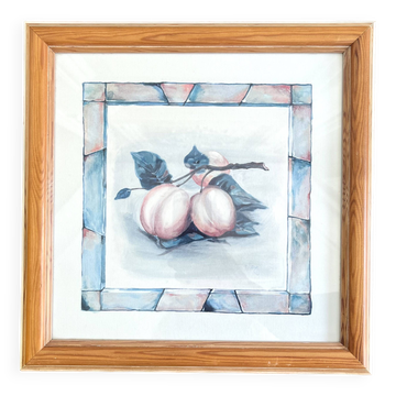 Illustration of peaches