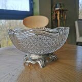 Val Saint Lambert crystal salad bowl