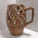 Pitcher "barrel" glazed terracotta
