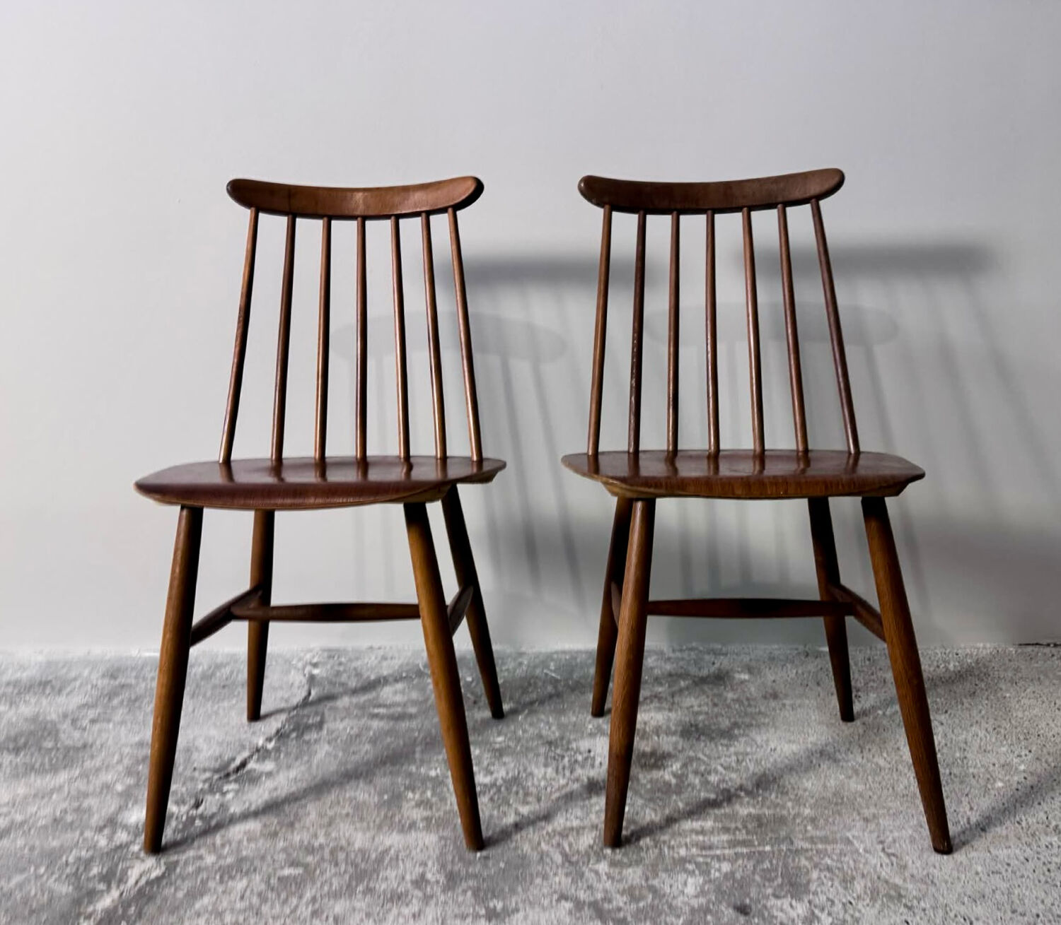 Scandinavian chairs in teak Tapiovaara