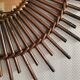Rattan sun mirror - vintage 70