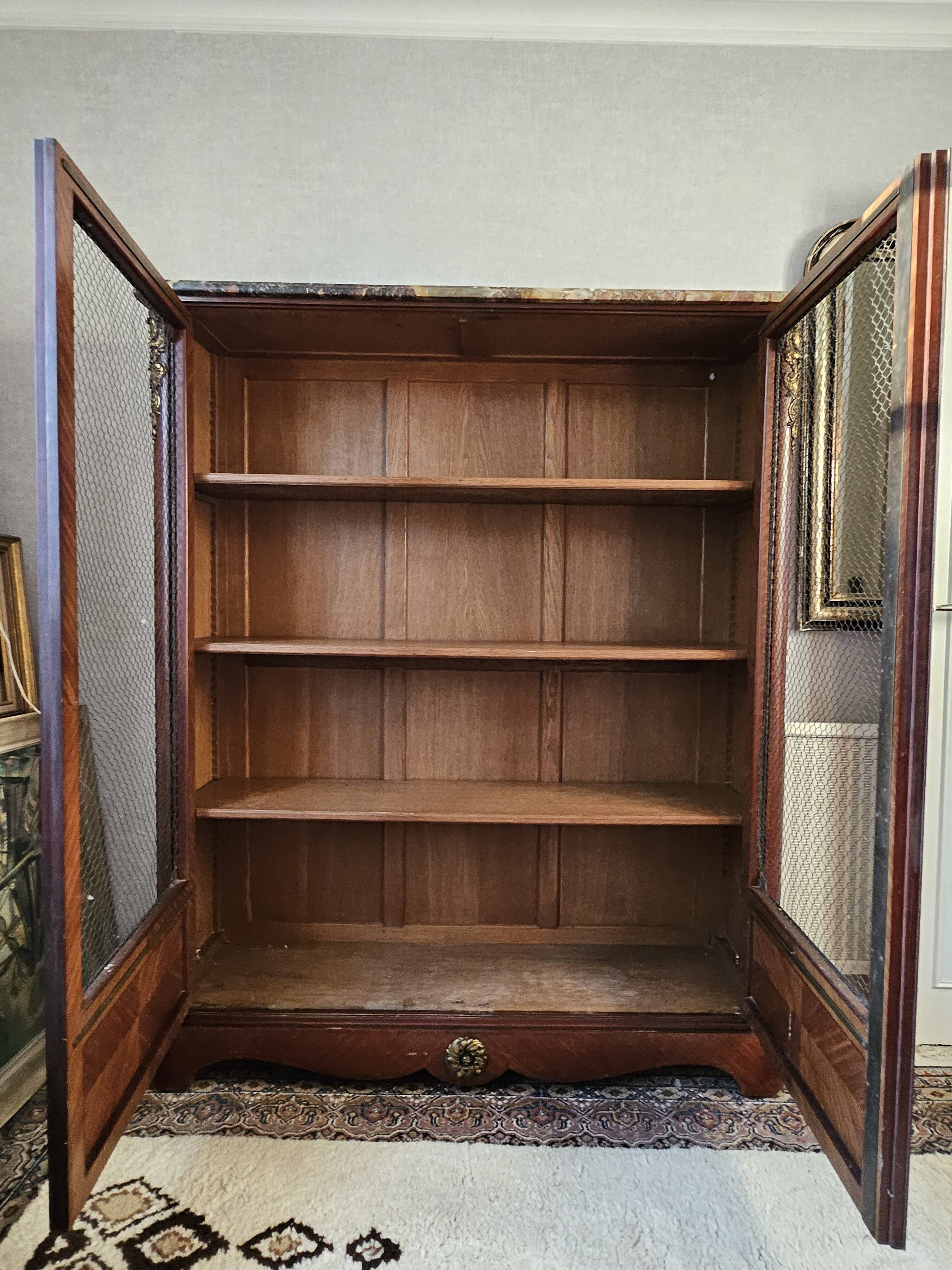 Maison Jansen, Beautiful Regency Library, 19th Century, Stamped.