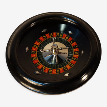 Casino game roulette or vintage counter game