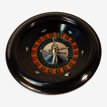 Roulette de jeu de casino ou jeu de comptoir vintage