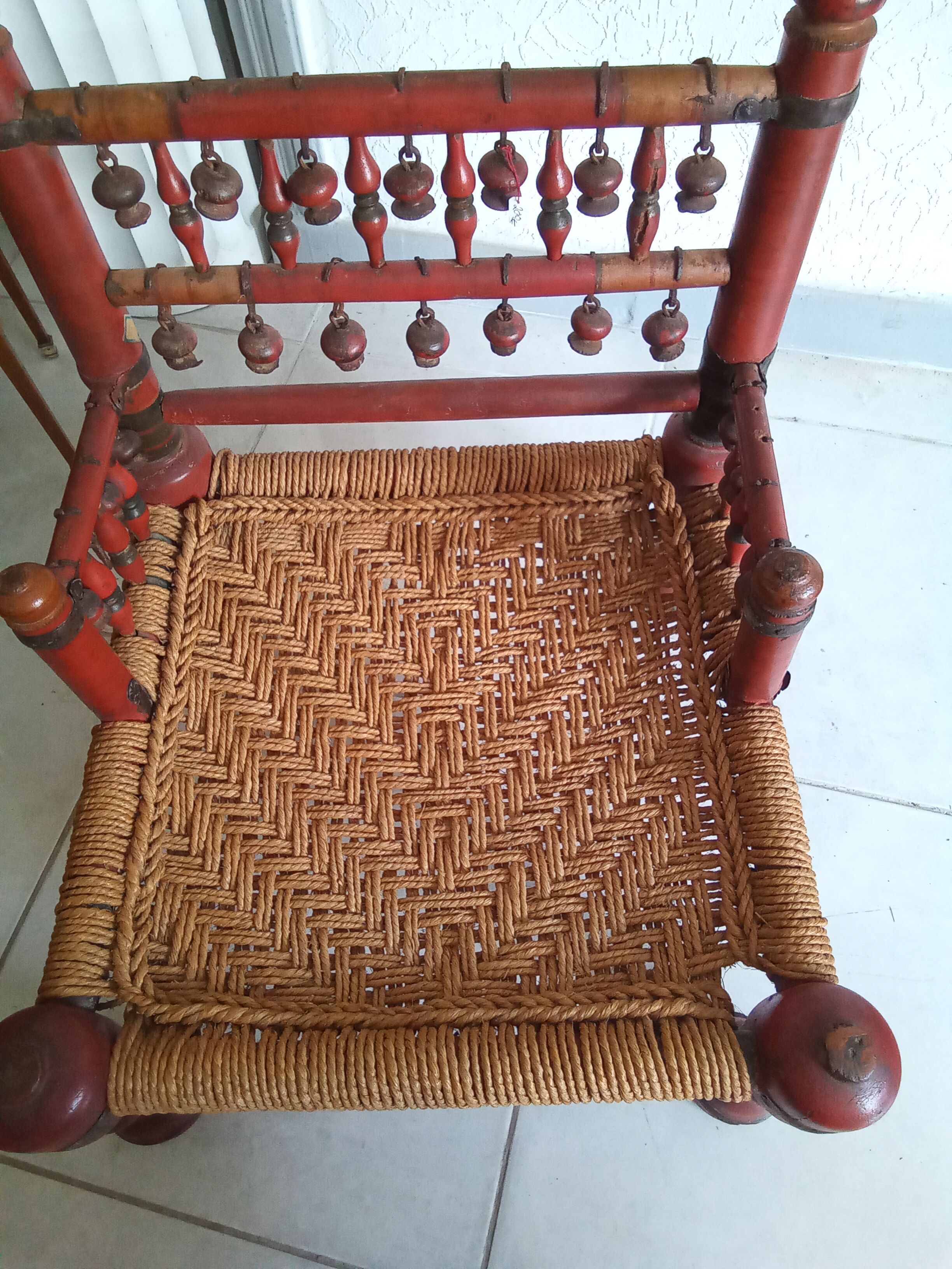 Traditional Indian low chair