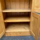 Scandinavian tall solid wood wardrobe with hanging space