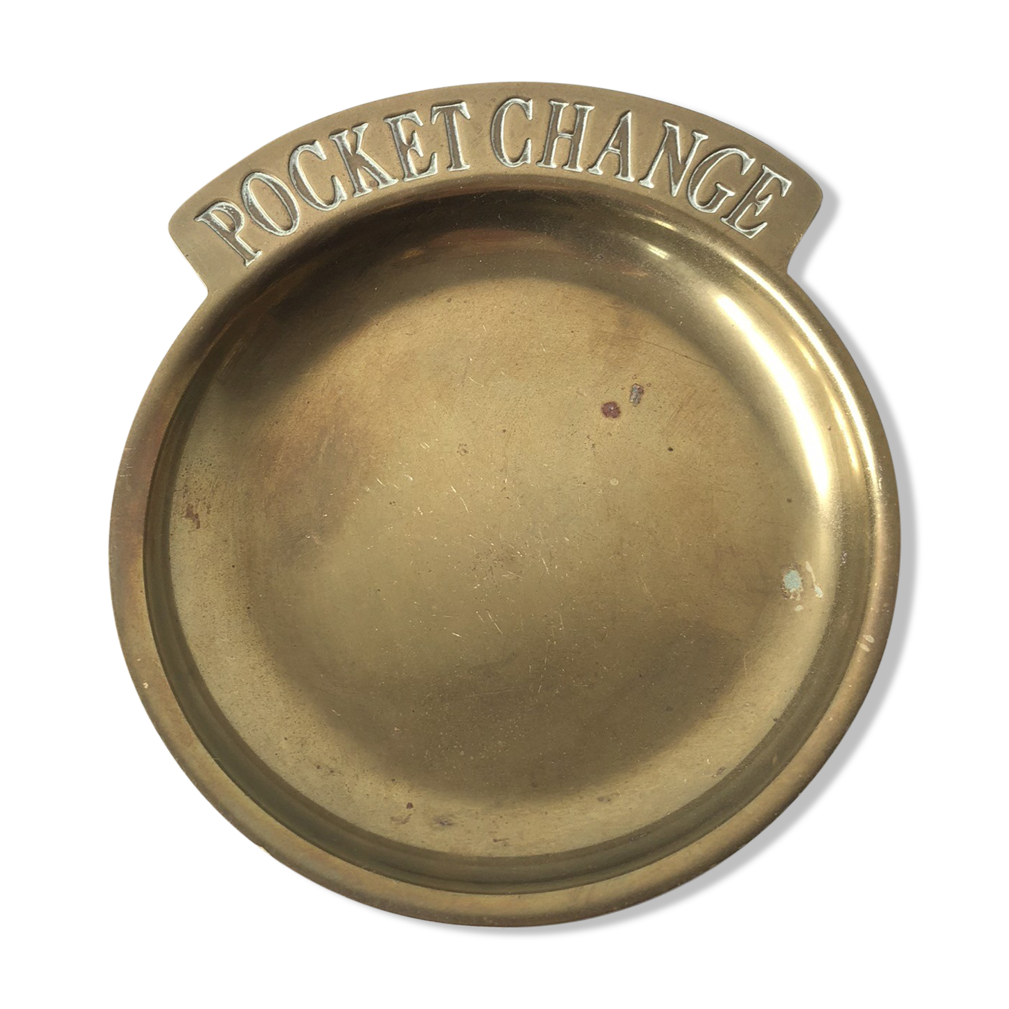 Empty pocket vintage brass