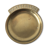 Empty pocket vintage brass
