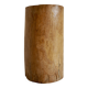 Vase XL en bois brutaliste