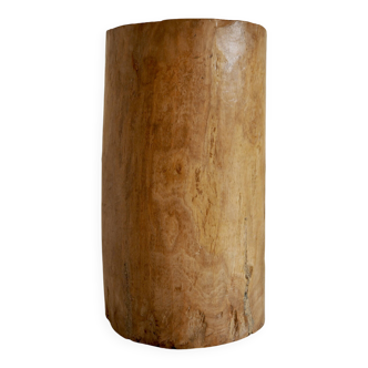 Vase XL en bois brutaliste