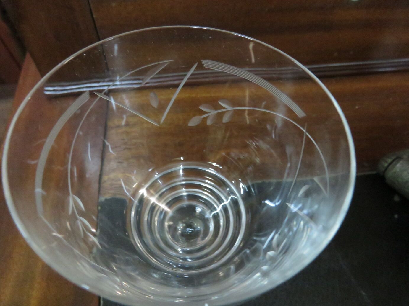 Suite of 12 Art Deco Crystal glasses
