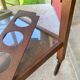 Modular wooden rolling dessert trolley