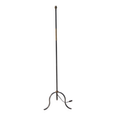 lampadaire fer forgé et laiton avec pied tripode