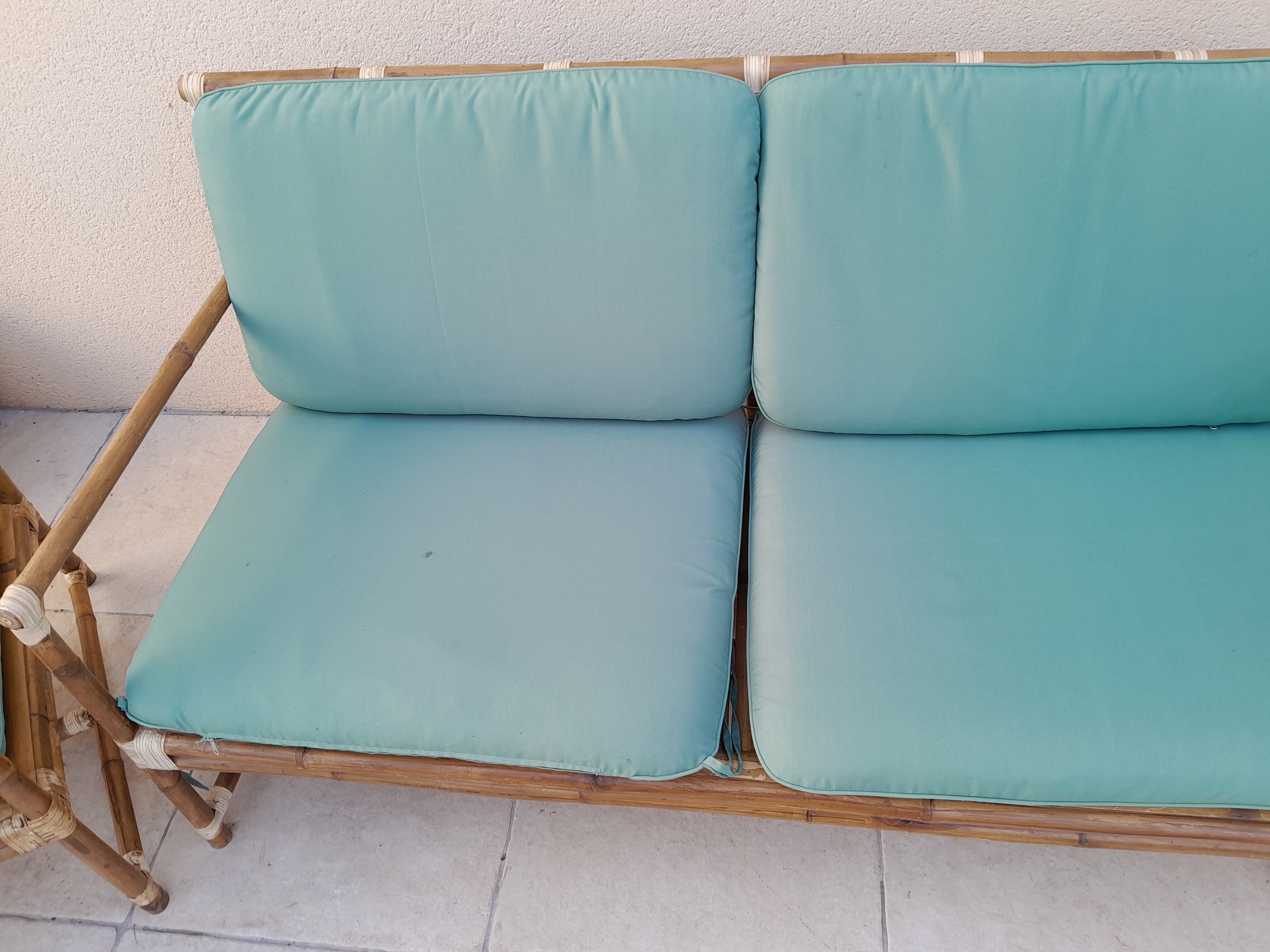 bamboo rattan garden furniture