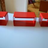 Modular bookcase made up of 3 boxes