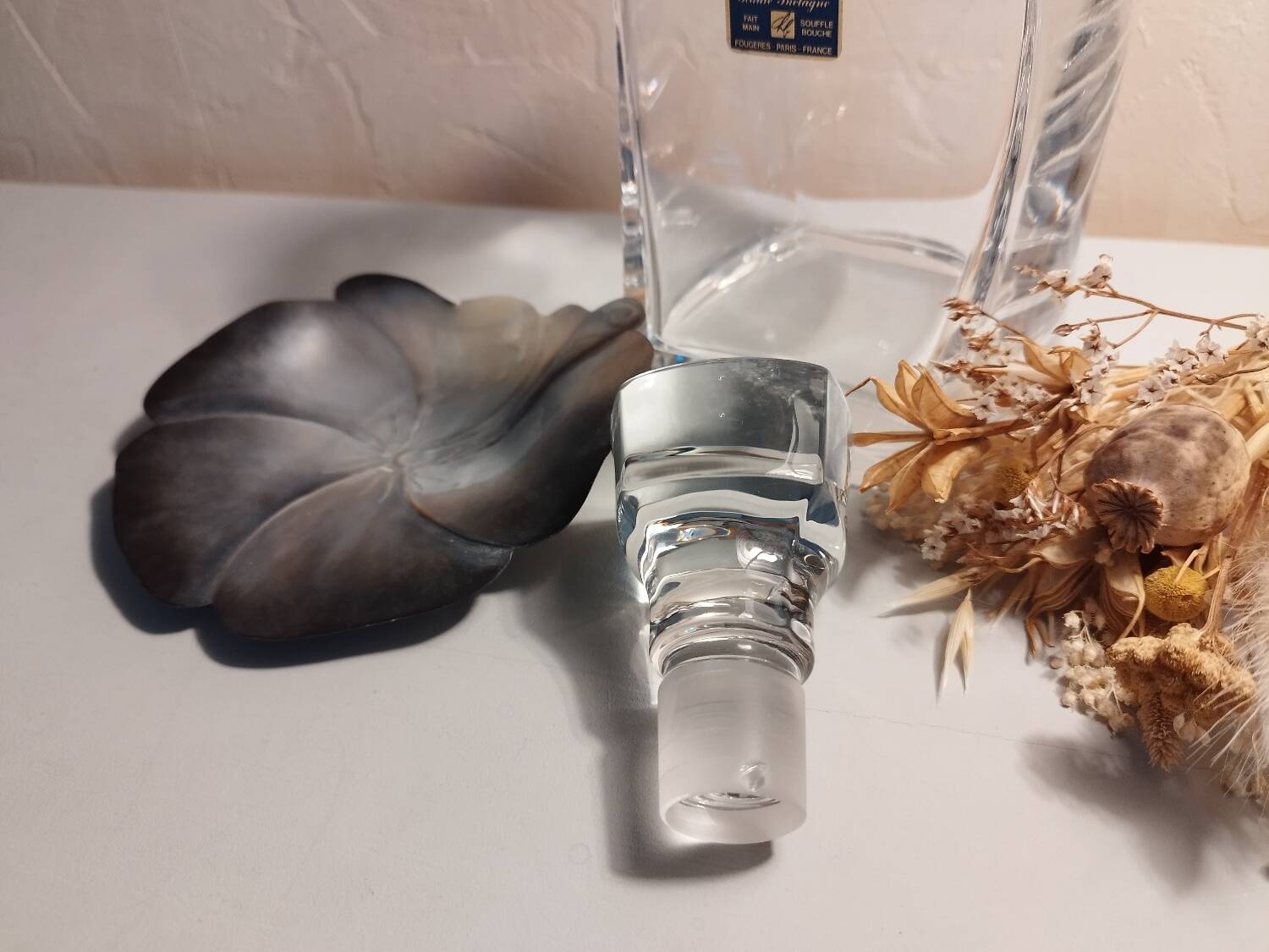 Crystal whiskey decanter