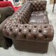 3-seater sofa in Chesterfield leather