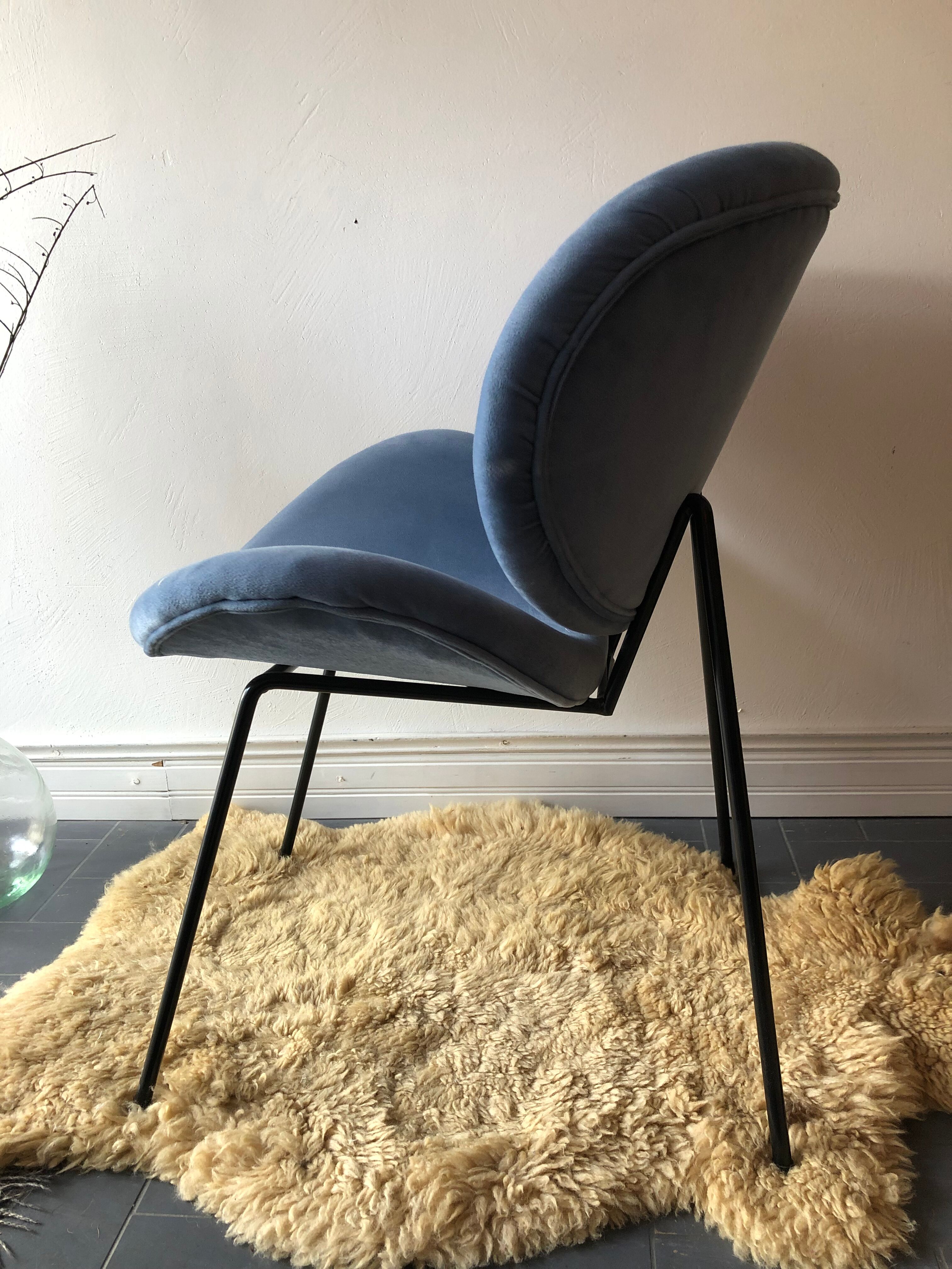 Vintage blue armchair