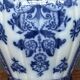 Victorian vase with hand-painted cobalt.