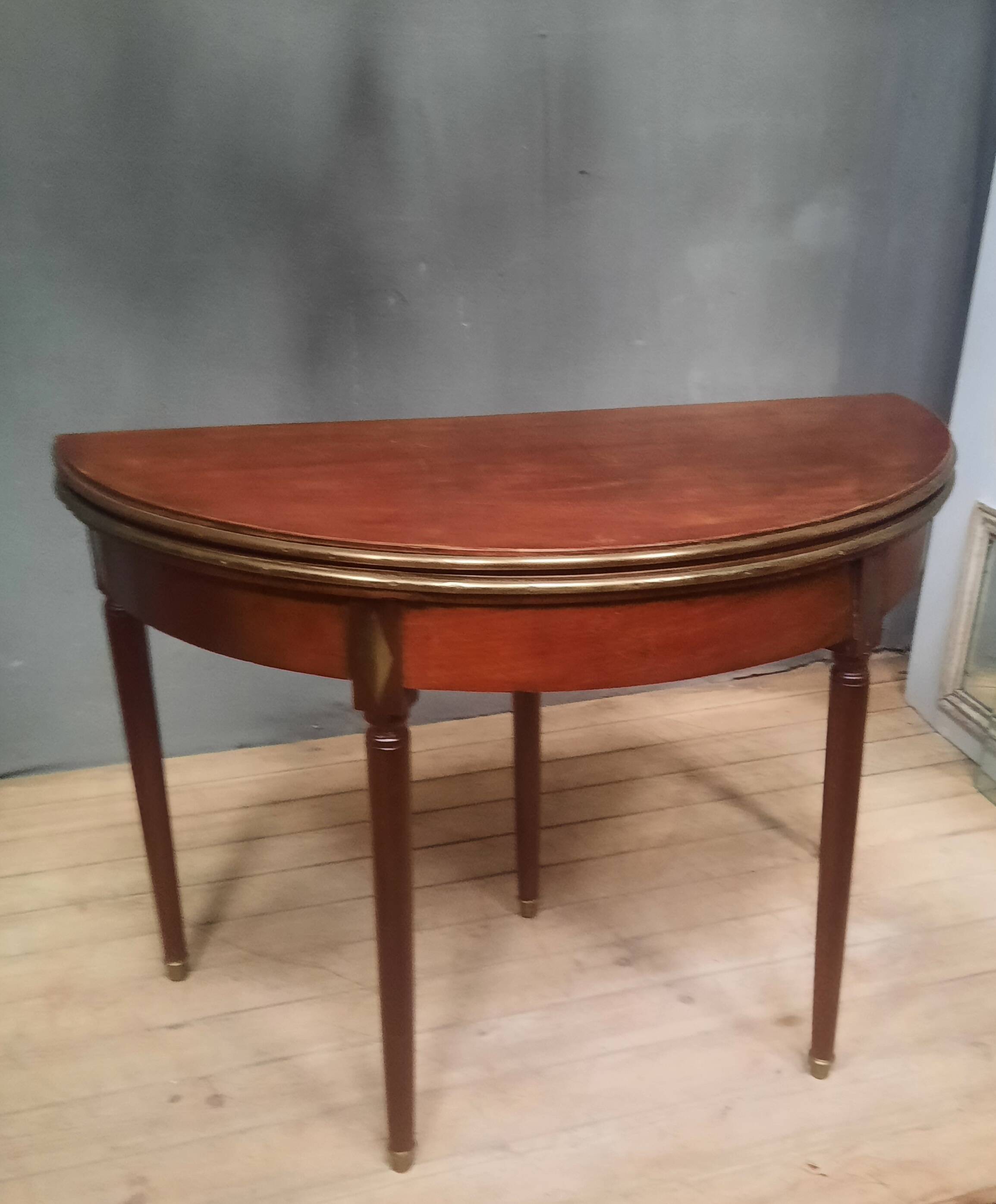 Eighteenth-century "half-moon" table