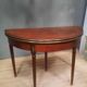 Eighteenth-century "half-moon" table